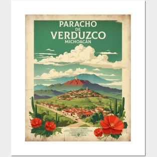 Paracho de Verduzco Michoacan Mexico Vintage Tourism Travel Posters and Art